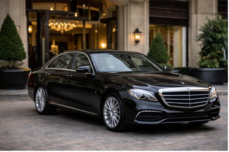 Mercedes-Benz Clase E negro