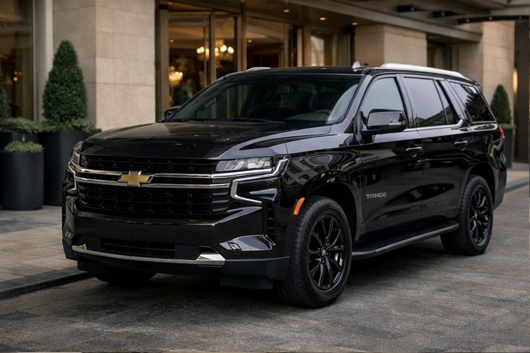 Chevrolet Tahoe negra